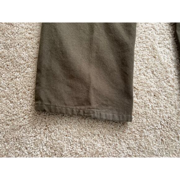 Henry Cottons Brown Pants Size 38x36 100% Cotton Flat Front Chino Men Vintage - Picture 6 of 7